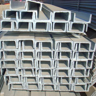 Węglowa Stal Metalowa Kanały U Kanał Q235B Q345b Gorąco walcowane 3 cali